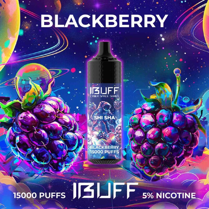IBUFF SHISHA – BLACKBERRY – 15000 PUFFS