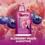 bluberry peach smoothie