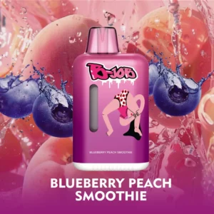 bluberry peach smoothie